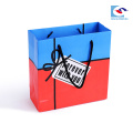 OEM custom luxury high quality printed paper gift bag with PP handle